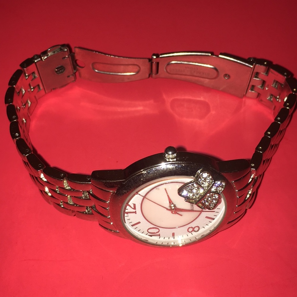 Rhinestone Butterfly ladies watch